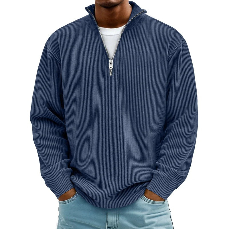 Calixto | Loose-fit half-zip sweatshirt