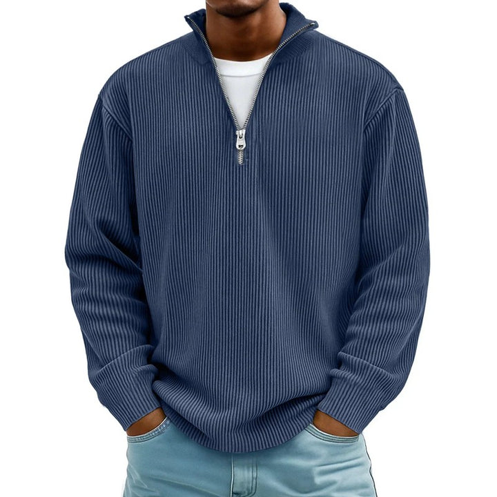 Calixto | Loose-fit half-zip sweatshirt