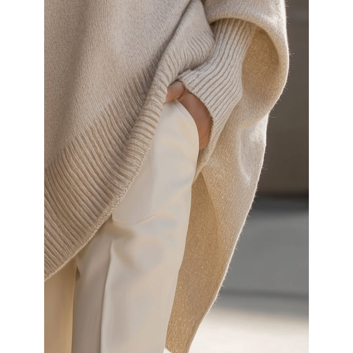 Livia | Oversize gebreide trui met batwing mouwen