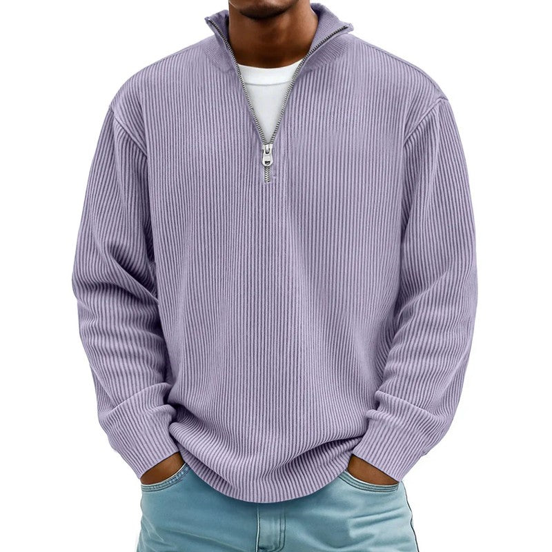 Calixto | Loose-fit half-zip sweatshirt