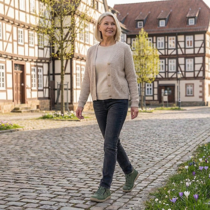 Amélie | Orthopädische Sneaker mit seitlichem Reißverschluss