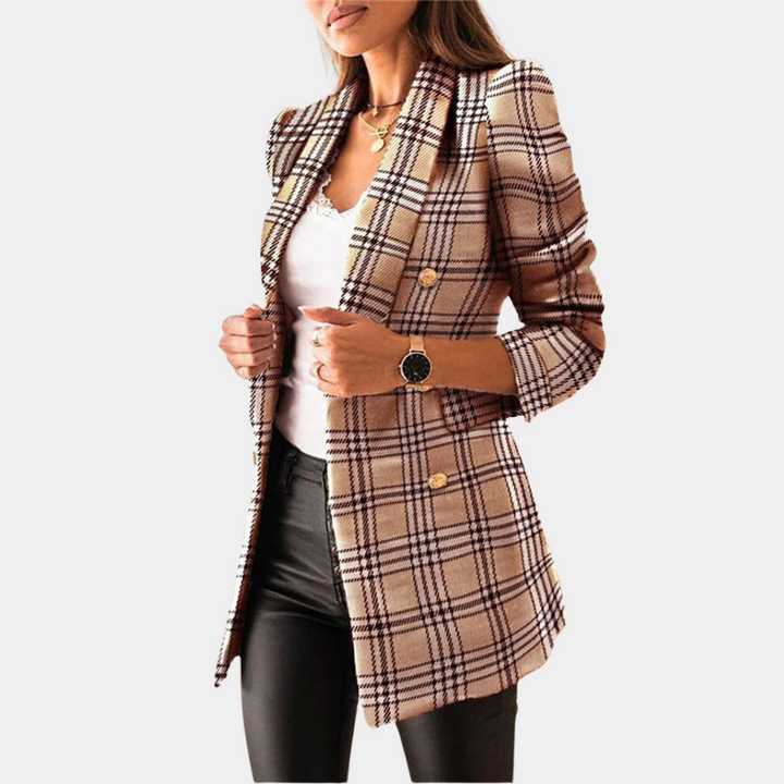 Harmke | Taillierter Tweedblazer