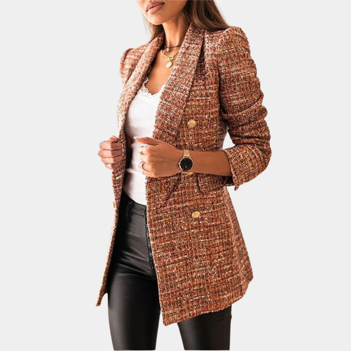 Harmke | Taillierter Tweedblazer