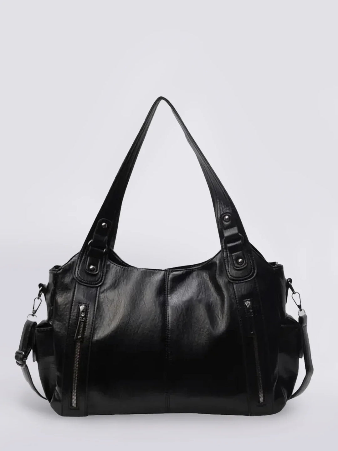 Mieke | Geräumige vegane Lederschultertasche