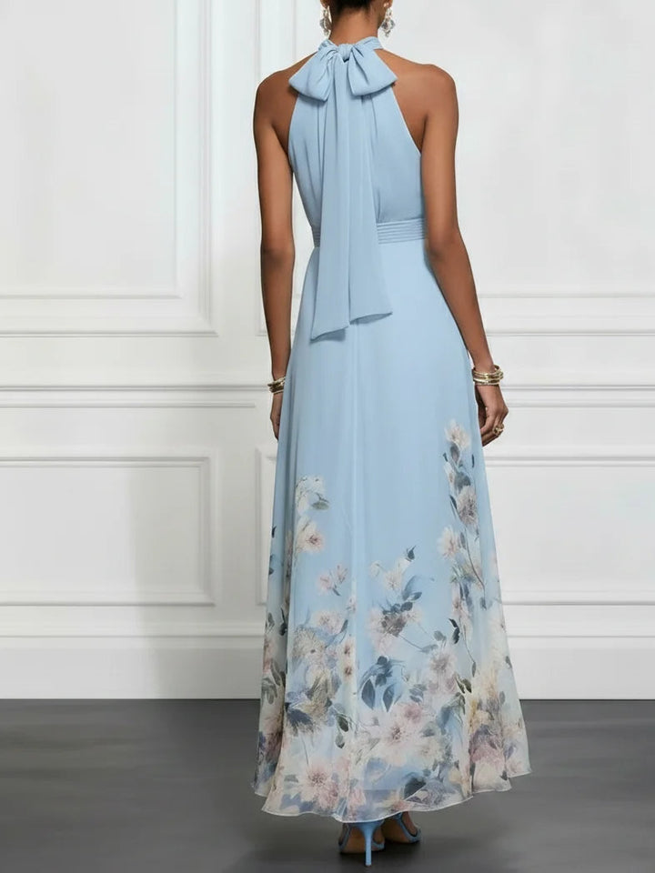 Maud | Vestido maxi romântico em chiffon