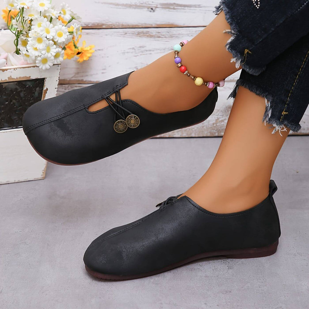 Eline | Weiche Loafer mit Knotendetail