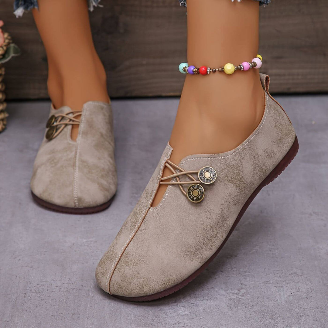 Eline | Weiche Loafer mit Knotendetail