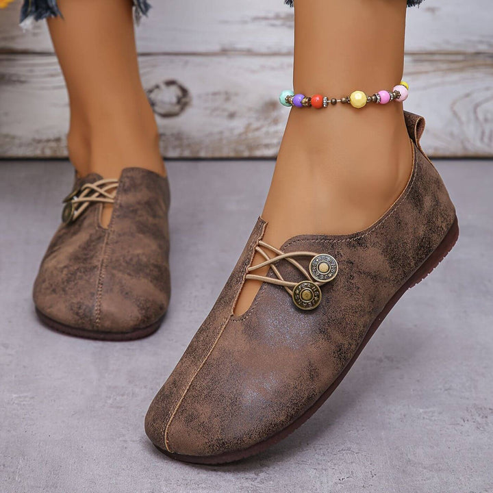 Eline | Weiche Loafer mit Knotendetail