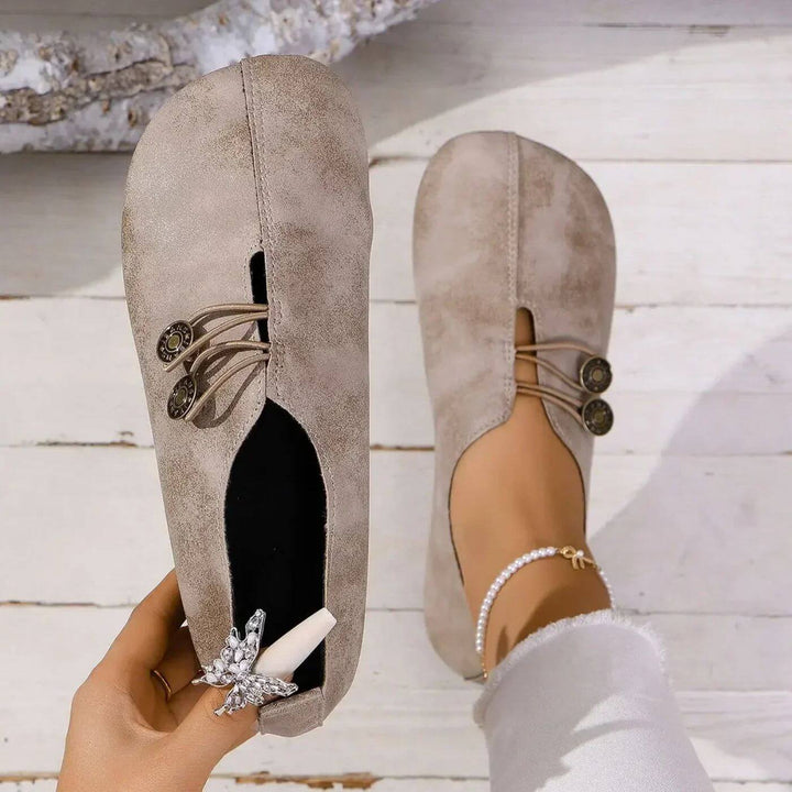Eline | Weiche Loafer mit Knotendetail