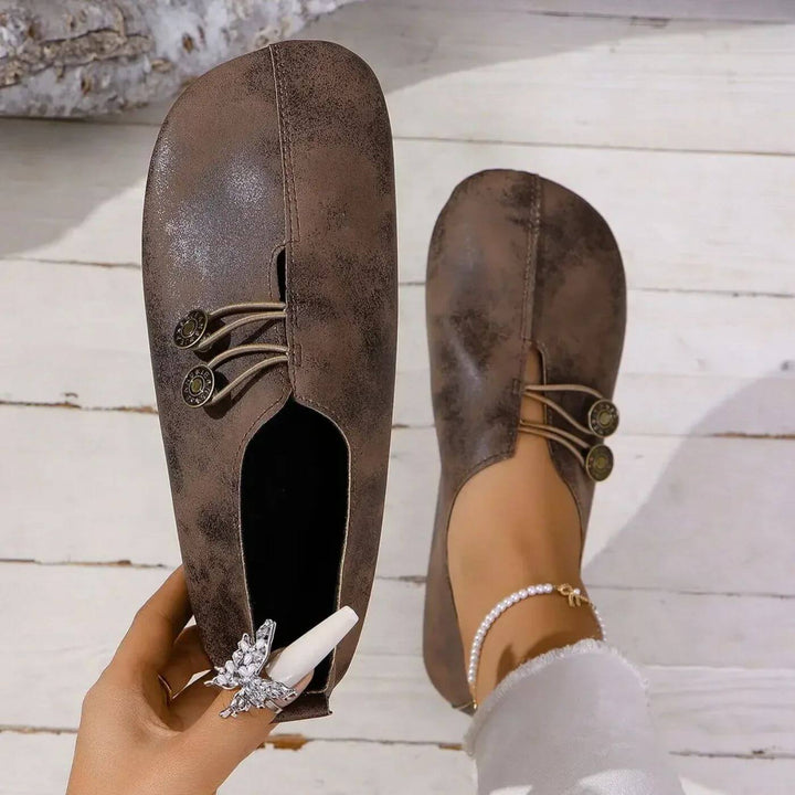 Eline | Weiche Loafer mit Knotendetail