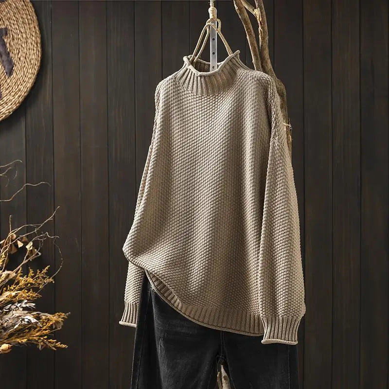 Dieuwke | Strukturgestrickter Pullover