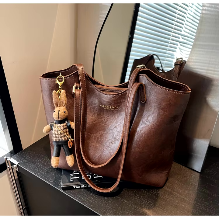 Odilia | Grand sac cabas classique en similicuir vegan