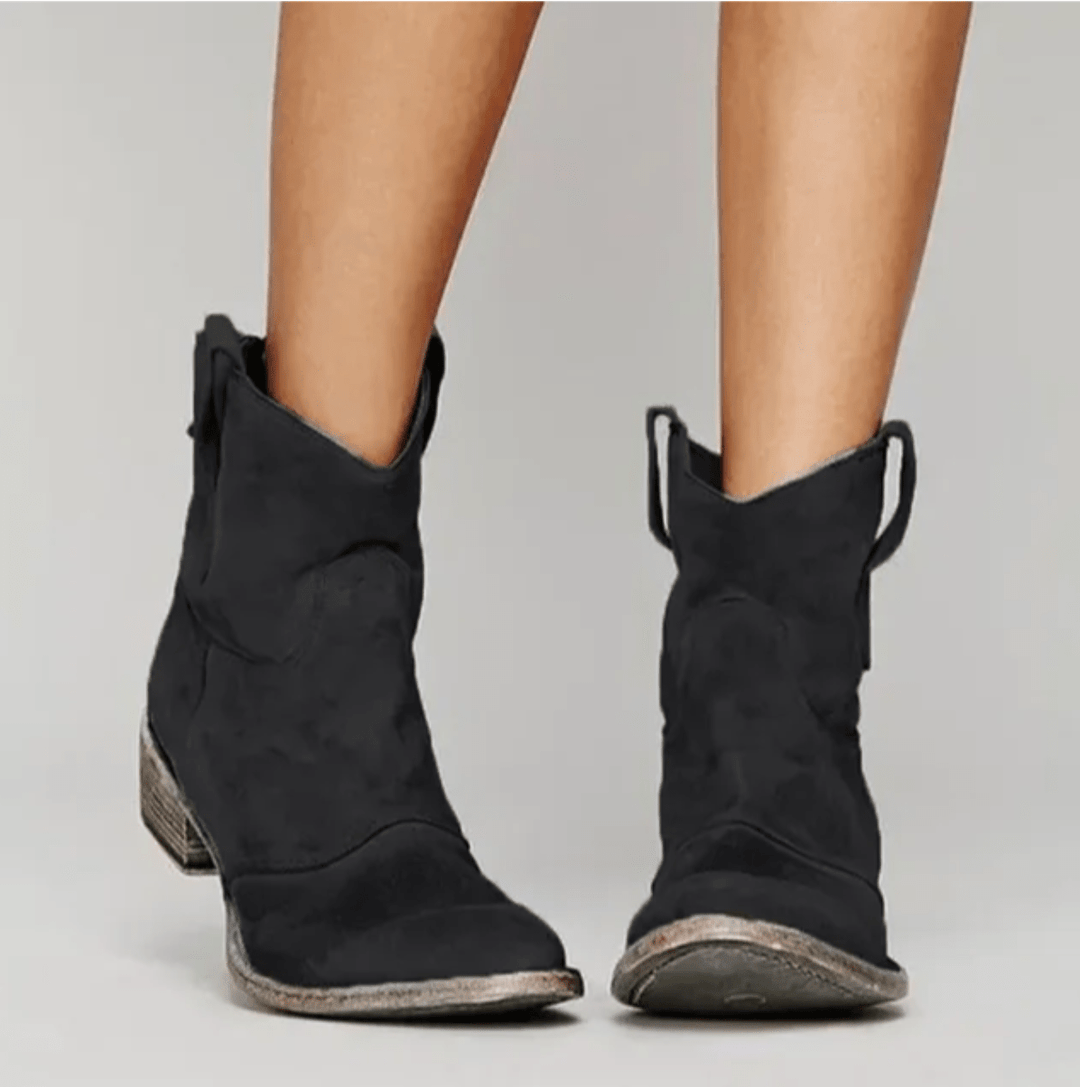 Esmee | Bottines western en daim