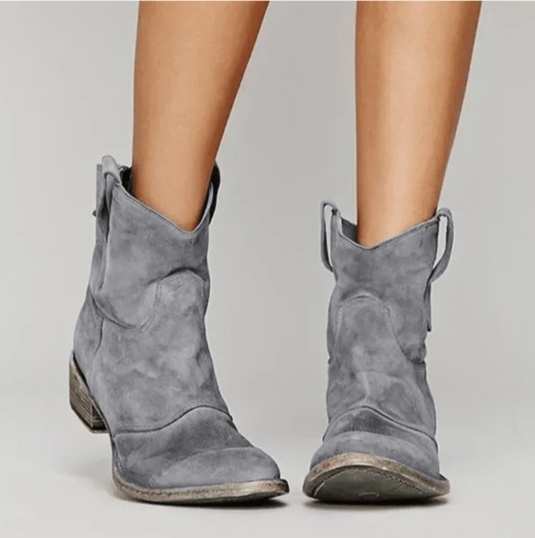 Esmee | Bottines western en daim