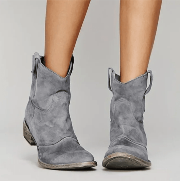 Esmee | Bottines western en daim