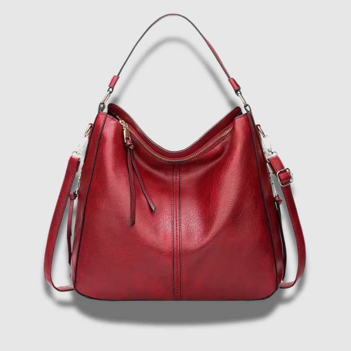 Yfke | Geräumige Lederschultertasche