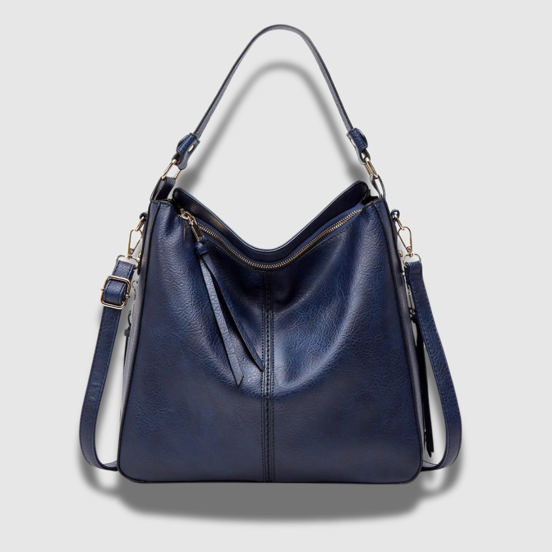Yfke | Geräumige Lederschultertasche