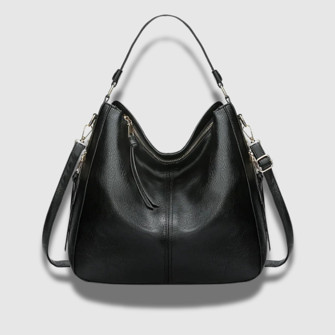 Yfke | Geräumige Lederschultertasche