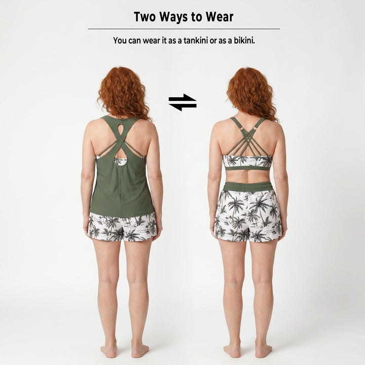 Ilse | Ensemble de sport trois pièces avec short