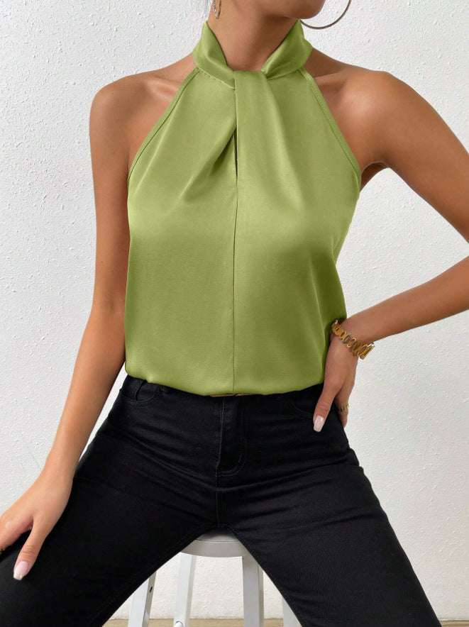 Guusje | Satin Neckholder-Top