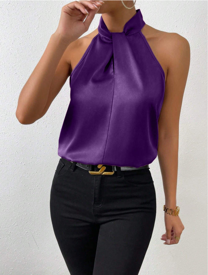 Guusje | Satin Neckholder-Top