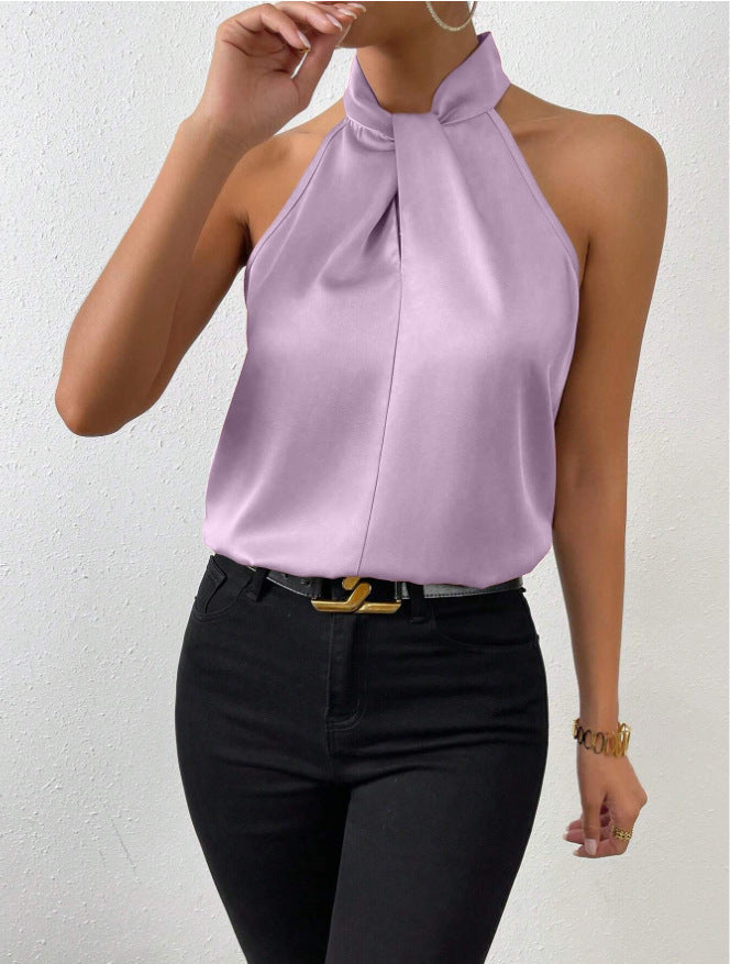 Guusje | Satin Neckholder-Top