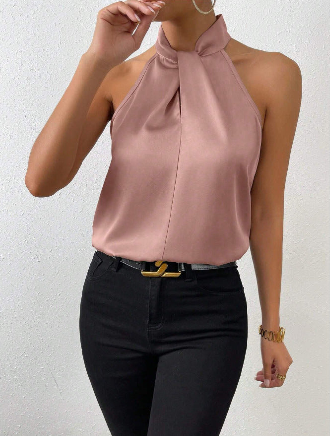 Guusje | Satin Neckholder-Top