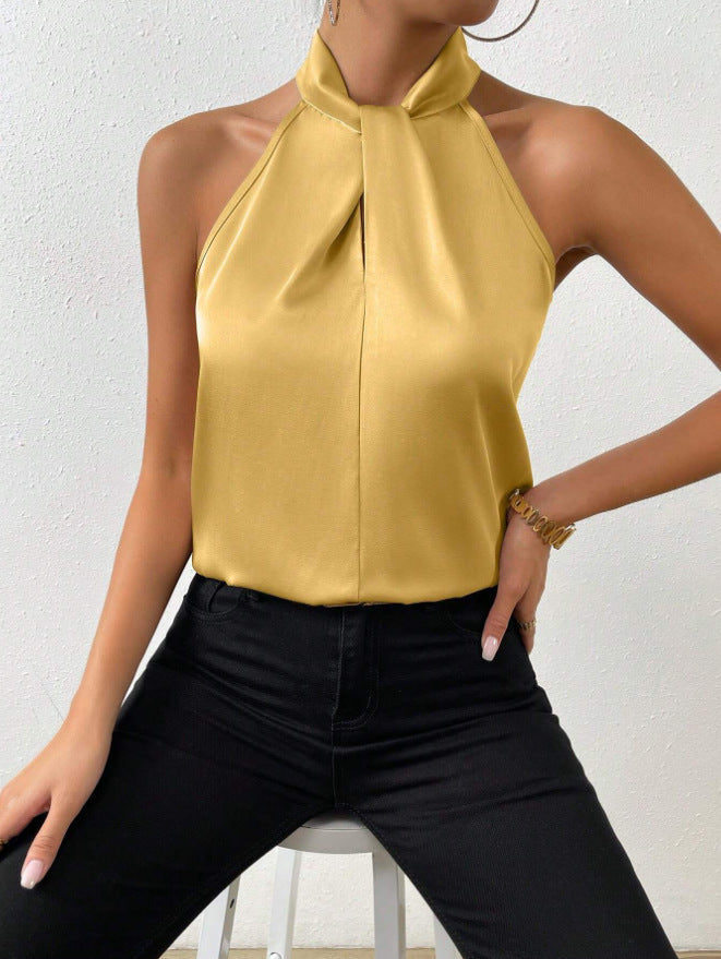 Guusje | Satin Neckholder-Top