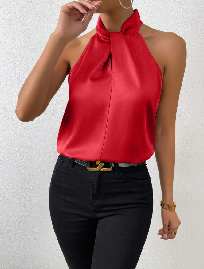 Guusje | Satin Neckholder-Top