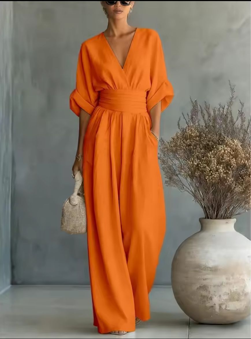 Trijntje | Eleganter Jumpsuit mit weitem Bein