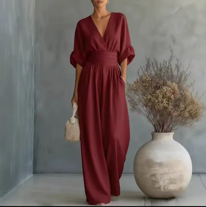 Trijntje | Eleganter Jumpsuit mit weitem Bein