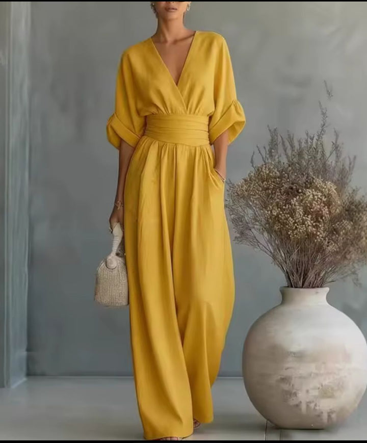 Trijntje | Eleganter Jumpsuit mit weitem Bein