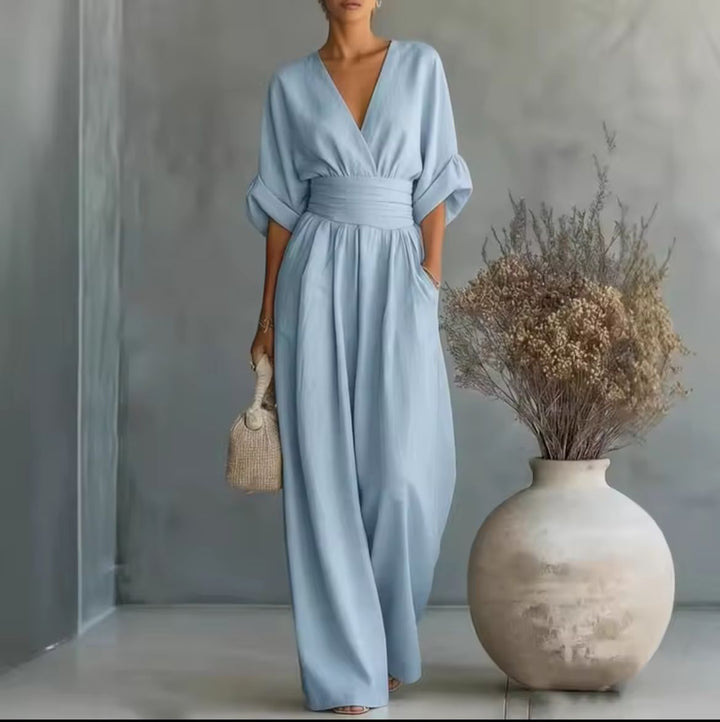 Trijntje | Eleganter Jumpsuit mit weitem Bein
