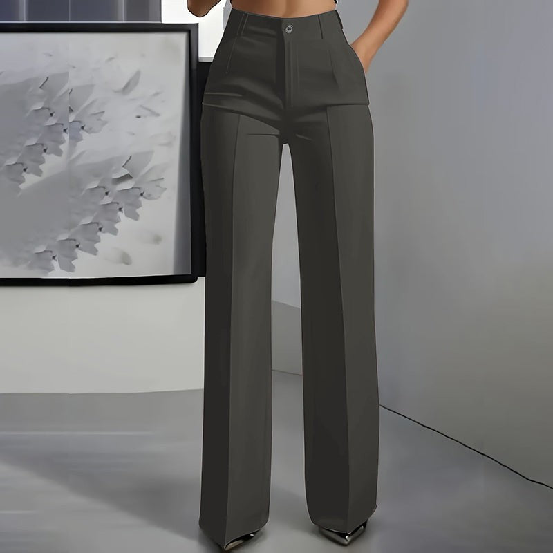 Emma | Hoge taille Wide-Leg Pakbroek