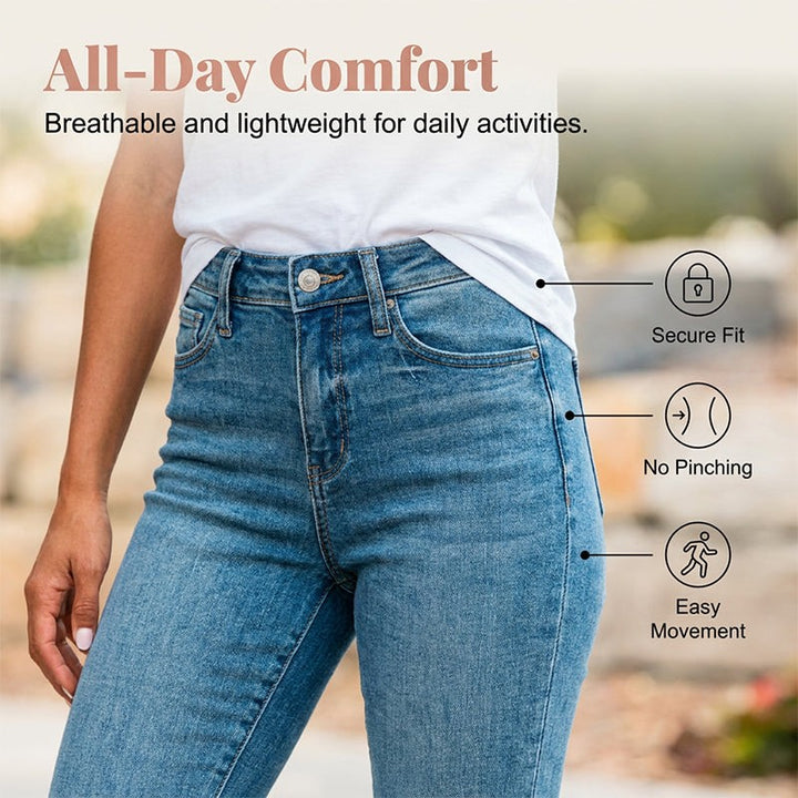 Sophia | Slim fit capri jeans met hoge taille