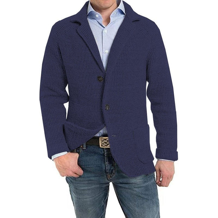 Homens | Blazer com lapelas entalhadas