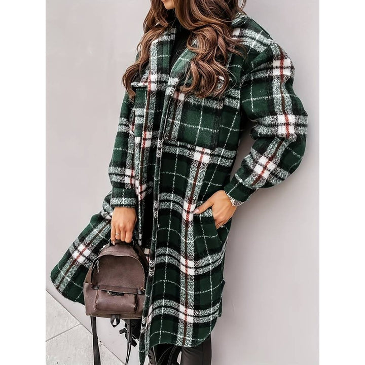 Elline | Chaqueta holgada de cuadros