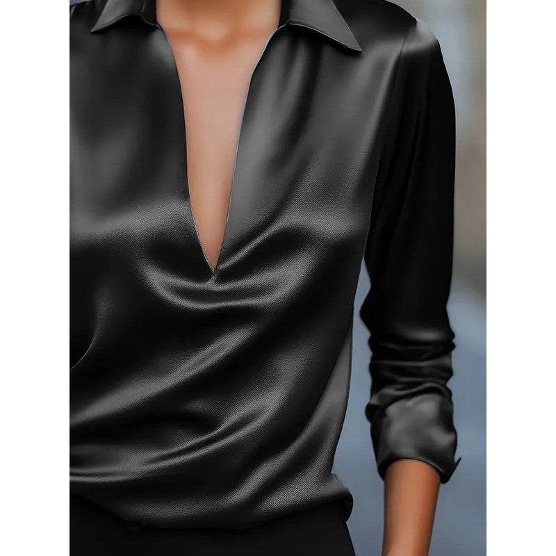 Sophie | Diepe V-hals Blouse