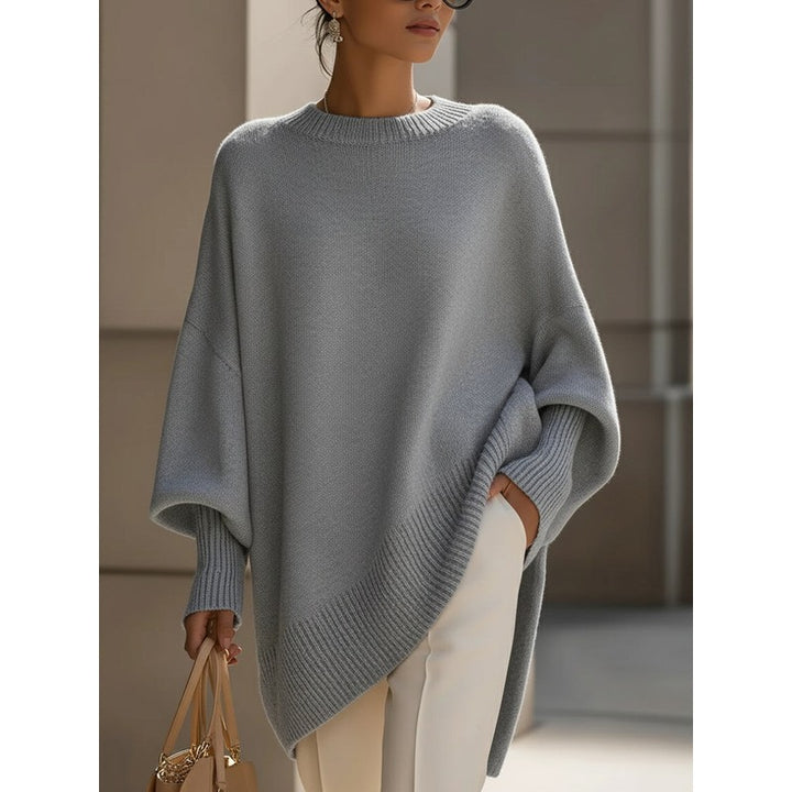 Livia | Oversize gebreide trui met batwing mouwen