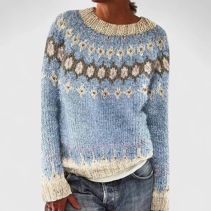 Yvanderrah | Fair Isle Motief Met Ronde Hals Trui