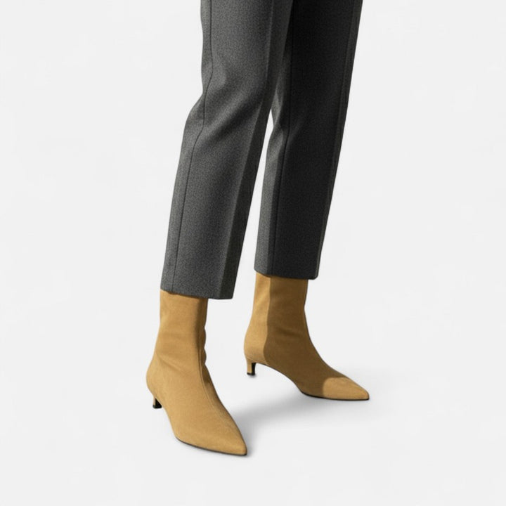 Fien | bottines à bout pointu et talon kitten