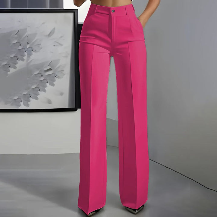 Emma | Hoge taille Wide-Leg Pakbroek
