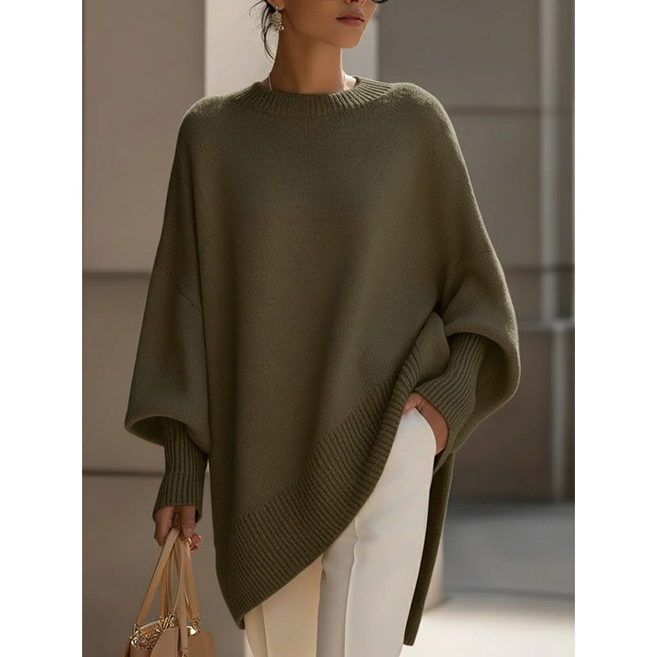 Livia | Oversize gebreide trui met batwing mouwen