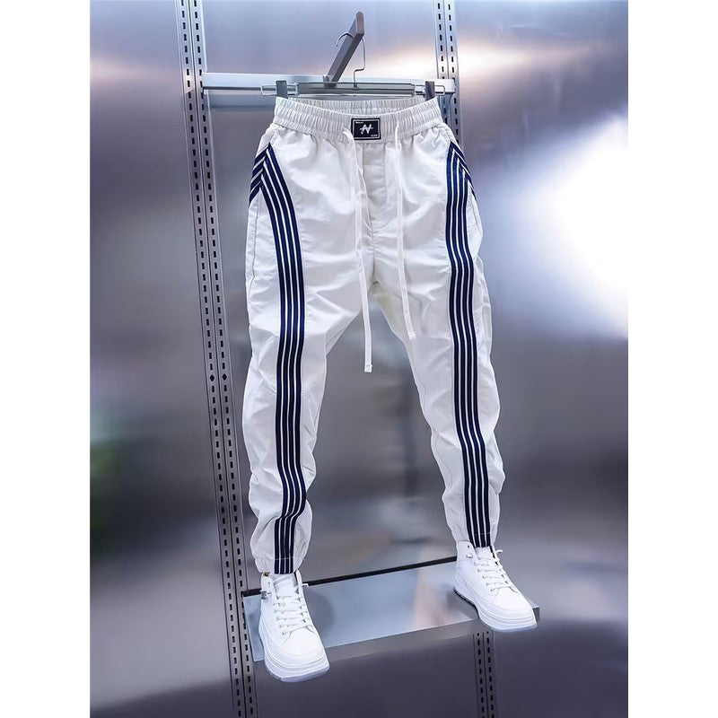 Daan | Striped Joggers with Elasticated Ankles