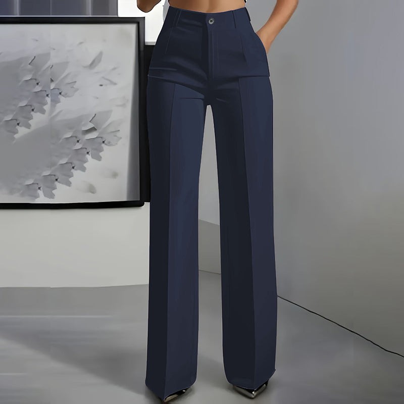 Emma | Hoge taille Wide-Leg Pakbroek