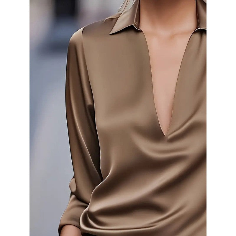 Sophie | Diepe V-hals Blouse