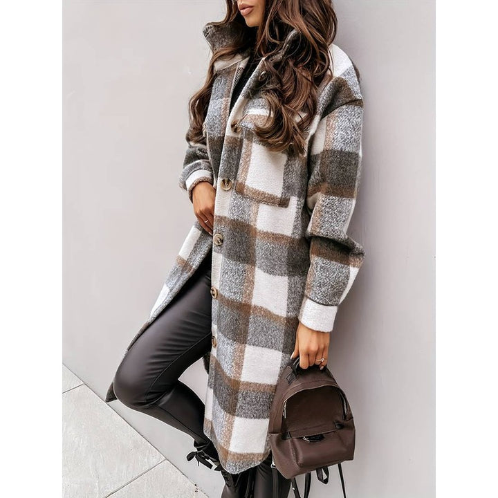 Elline | Chaqueta holgada de cuadros