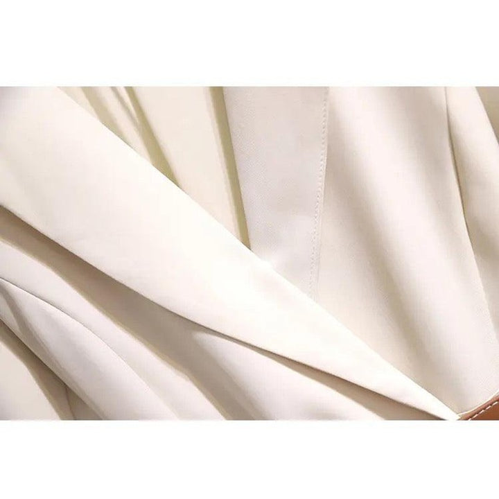 Damen | Blazerkleid mit kariertem Rock und Gürtel