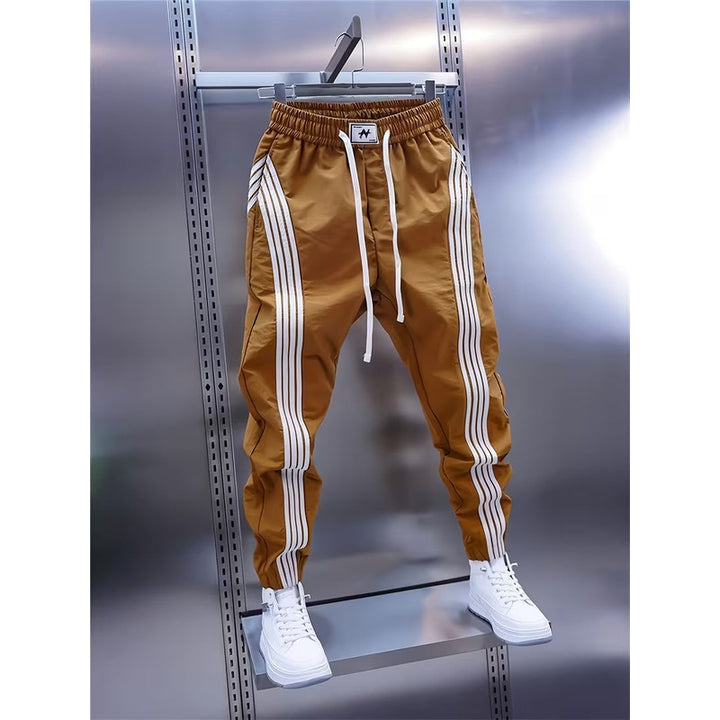 Daan | Striped Joggers with Elasticated Ankles