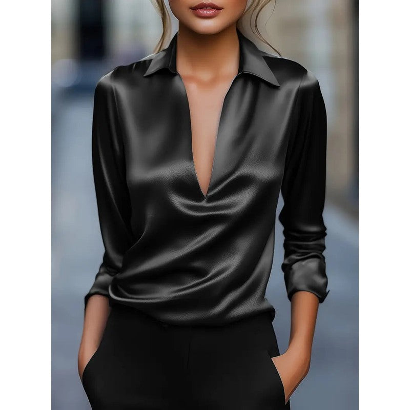 Sophie | Diepe V-hals Blouse